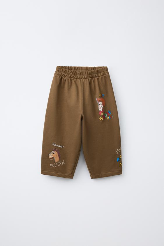 بنطلون فليس واسع مطبوع TOY STORY © DISNEY PIXAR - بني الخاص بـ Zara - صورة 0