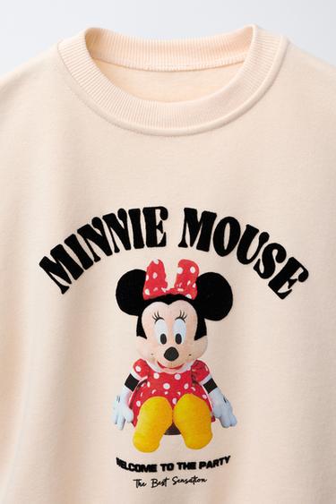 SWEAT IMPRIMÉ FLOCK MINNIE MOUSE © DISNEY - Écru de Zara - Image 2