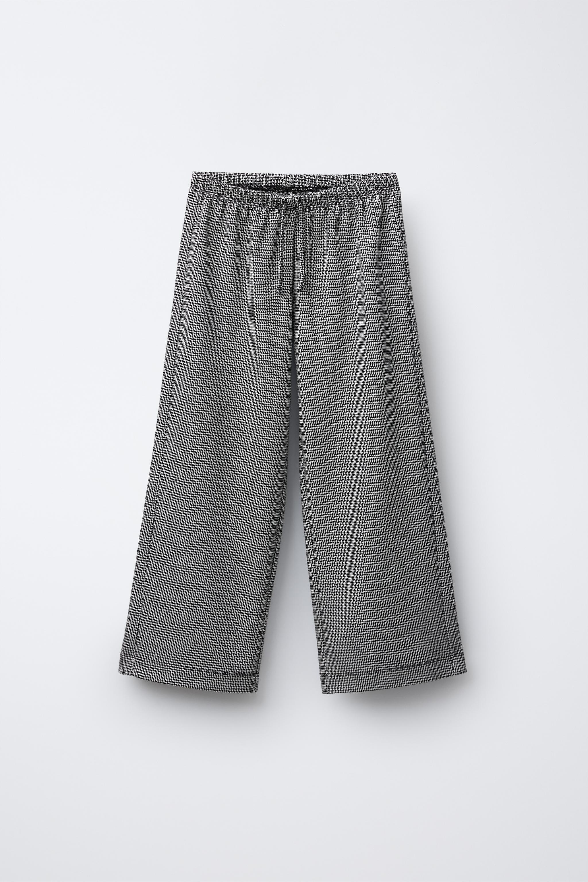 JACQUARD PANTS - Gray | ZARA United States