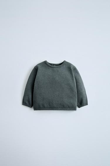 2-IN-1 COTTON-SILK SWEATER JACKET - Anthracite grey by Zara