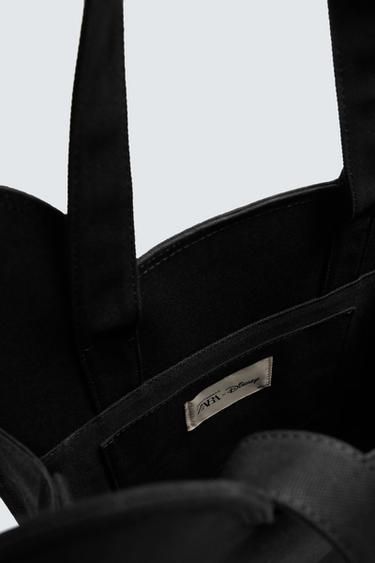 SAC SHOPPER EN TISSU HARRY LAMBERT FOR ZARA X DISNEY - Noir de Zara - Image 3