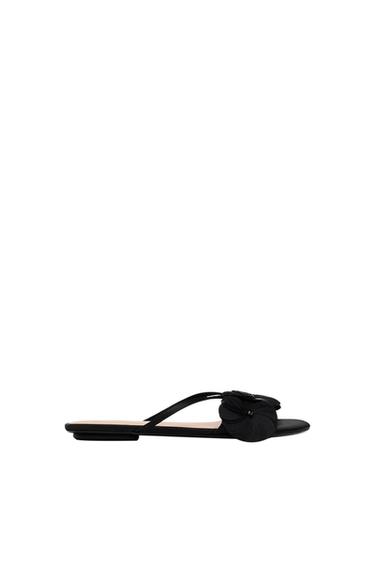 FLORAL FLAT SANDALS