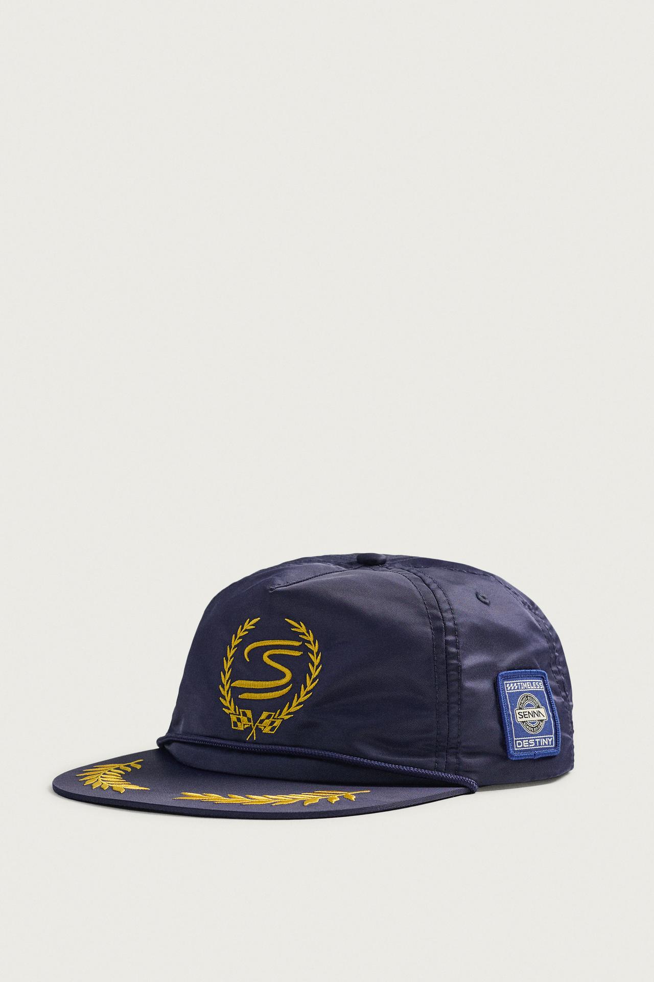 AYRTON SENNA © SENNA BRANDS FLAT BRIM CAP — Blue