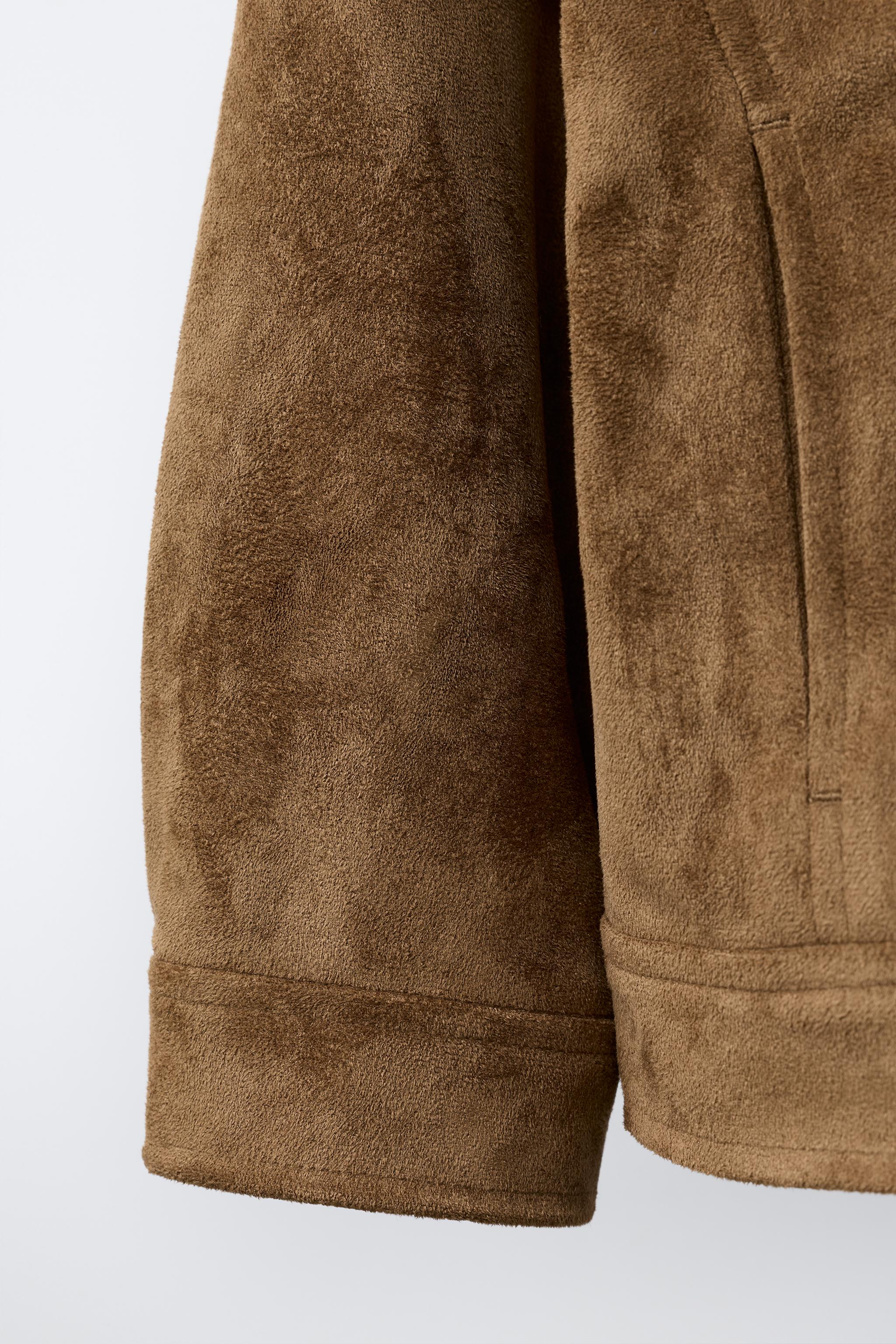 FAUX-SUEDE FRINGED COWBOY JACKET