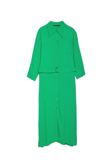 JACQUARD SHIRT DRESS