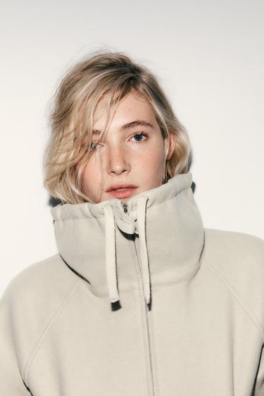 SOFT SWEATSHIRT - Grey green by Zara - Image 3