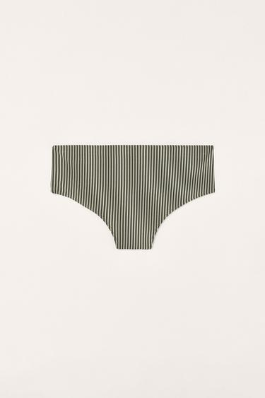 STRIPED BIKINI BOTTOMS LIMITED EDITION - Green by Zara - Image 3