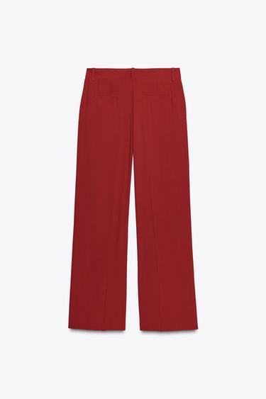 WIDE-LEG TROUSERS WITH DARTS - Brick by Zara - Image 5