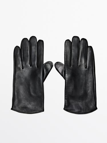 Zara Nappa leather gloves - Black