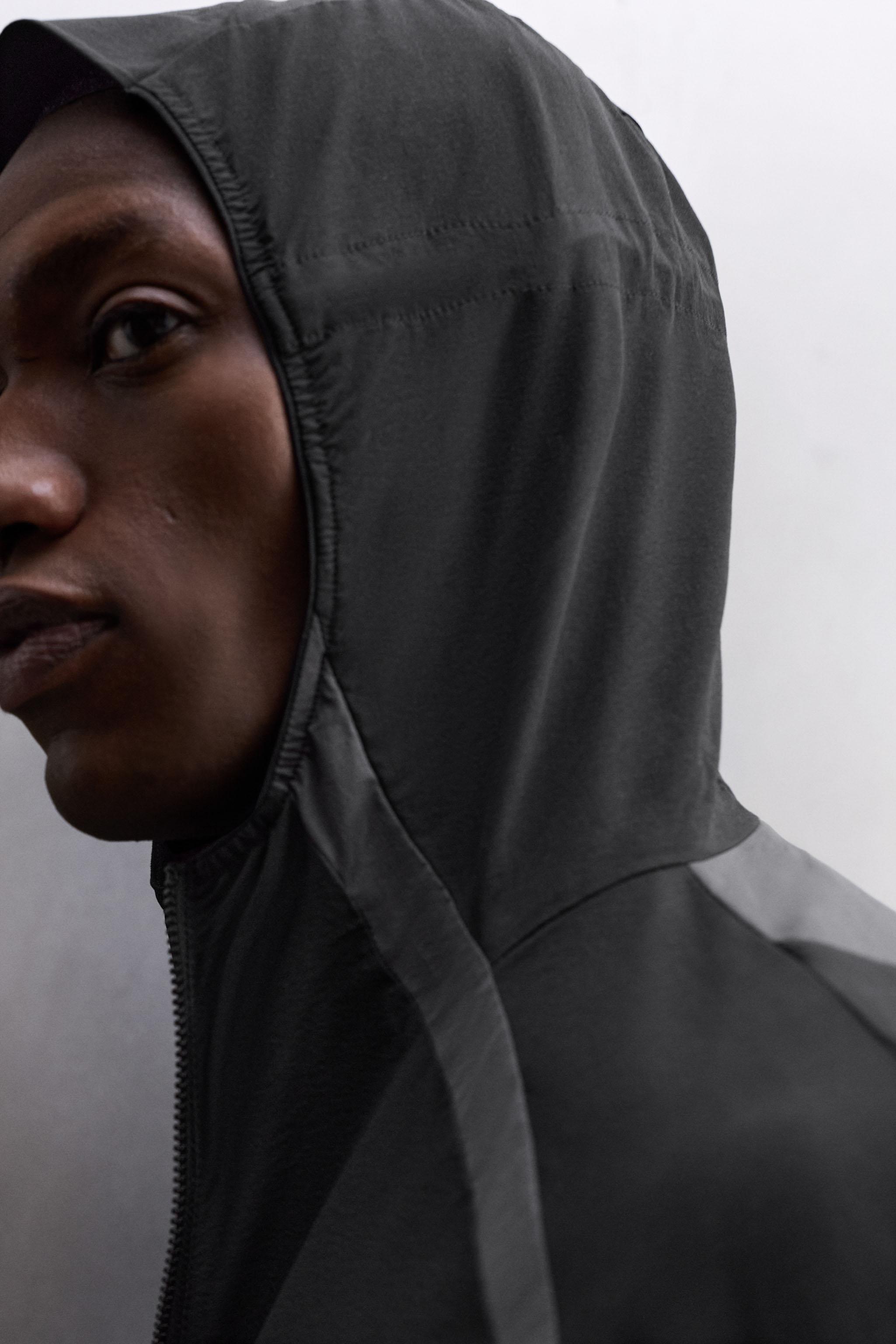 カラーブロックテクニカルジャケット - ブラック | ZARA Japan / 日本