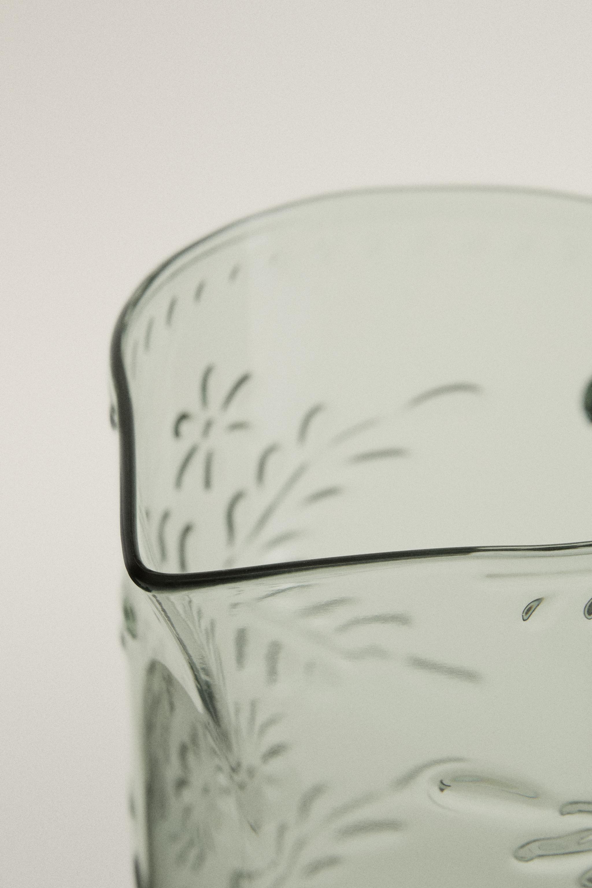 FLORAL ACRYLIC PITCHER