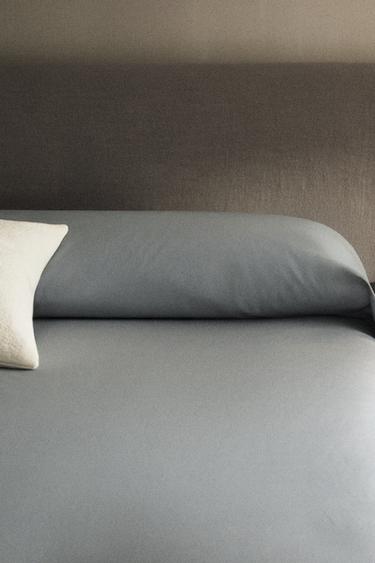 Zara PERCALE COTTON DUVET COVER (300 THREAD COUNT) - Blue