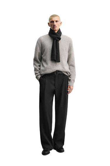 JERSEY REGULAR FIT 100% LANA - Gris vigoré de Zara
