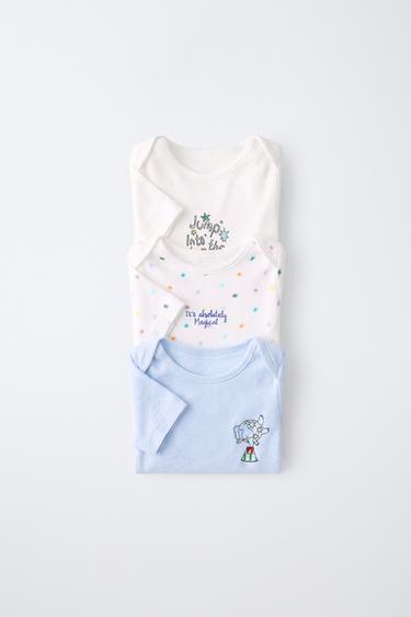 3-PACK OF CIRCUS PRINT BODYSUITS - Multicoloured by Zara