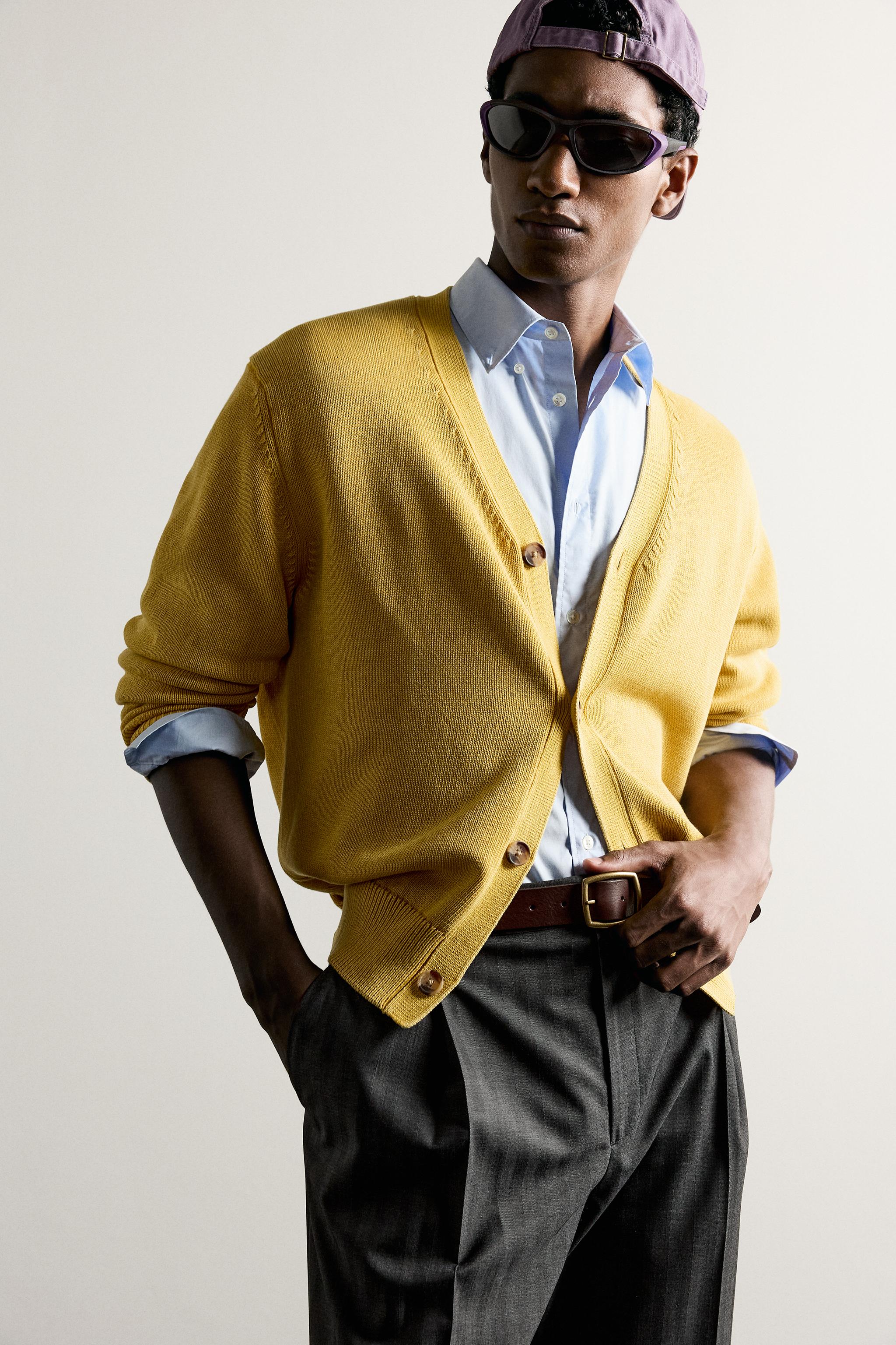 COTTON REGULAR FIT CARDIGAN