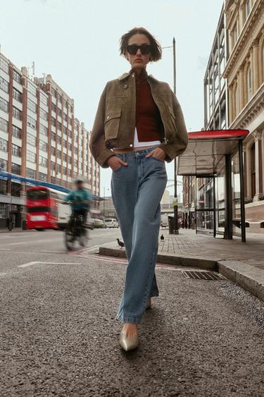 ZAPATO DESTALONADO MULE - Gris Topo de Zara