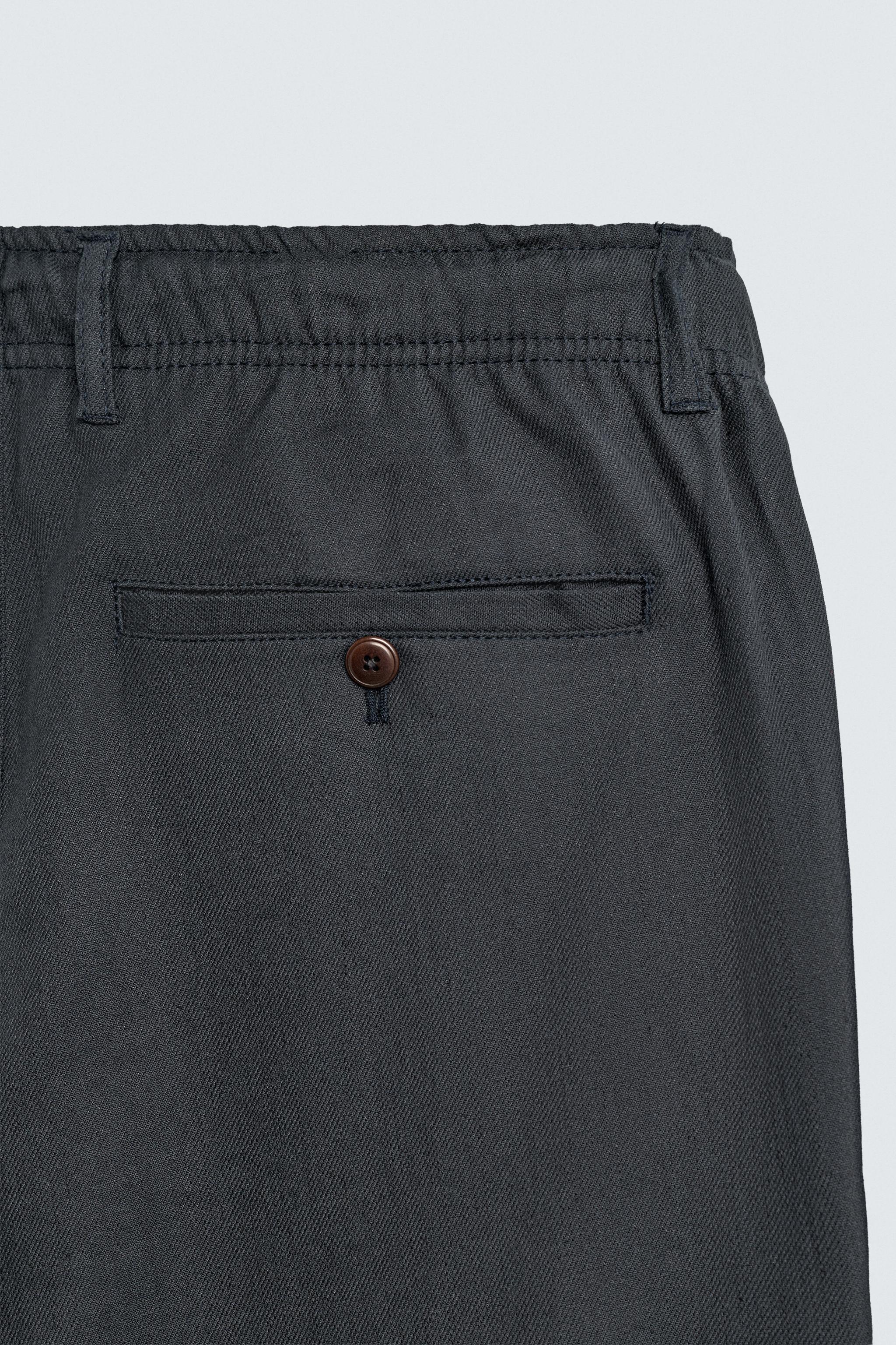 PANTALON COUPE DÉCONTRACTÉE COTON - LIN