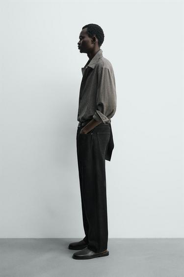 CHECK OVERSHIRT - Grey by Zara - Image 3