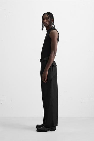 CARPENTER POCKET TROUSERS - Black by Zara - Image 3