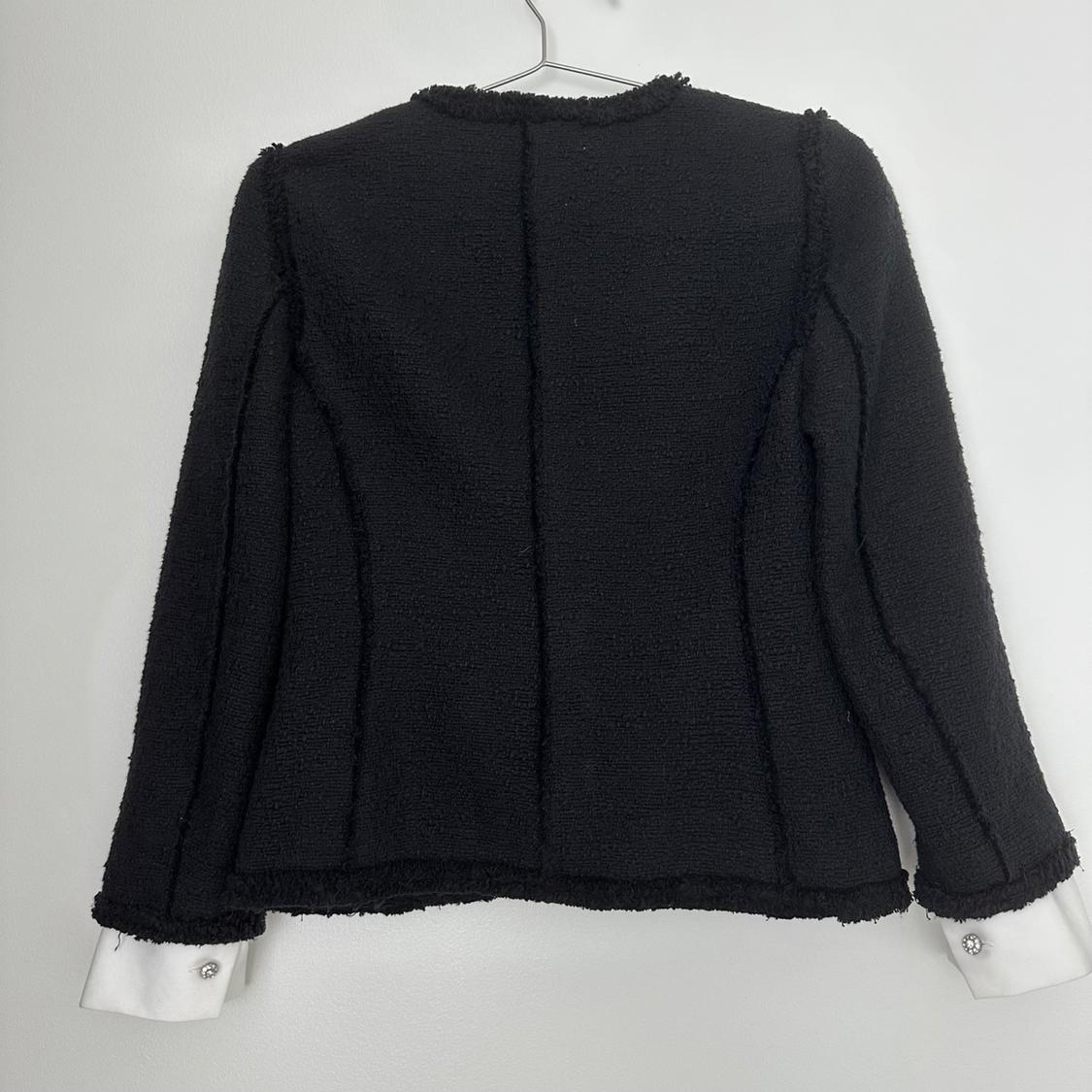 BLAZER WITH CONTRASTING CUFFS - Image 2