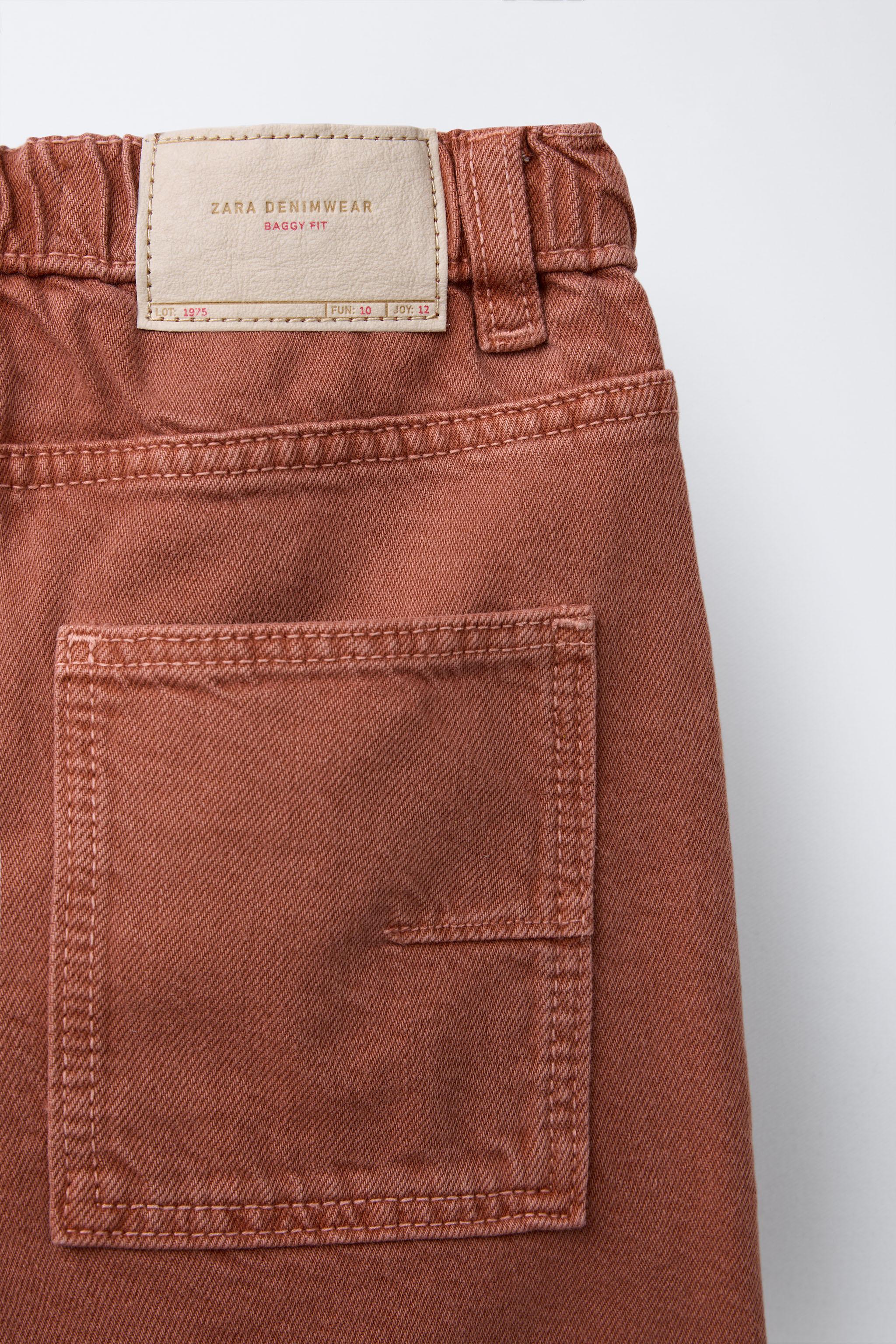 PANTALON BAGGY EN SERGÉ