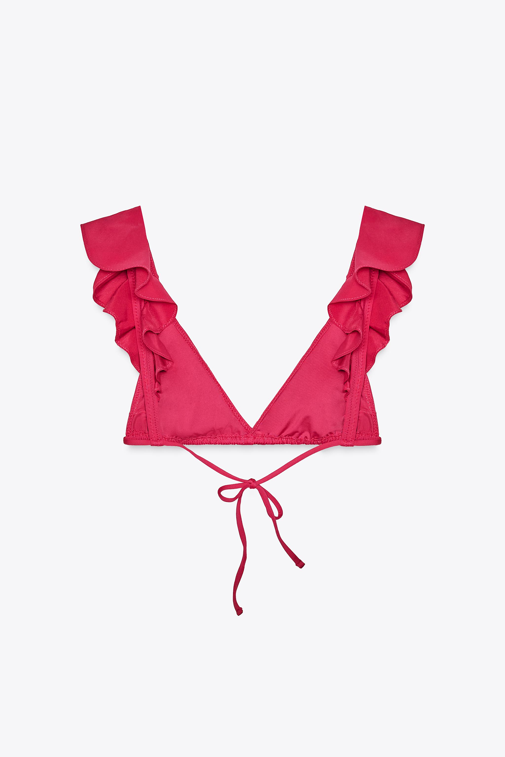 ZARA フリル付きトライアングルビキニトップス 2856/062 02856062624-e2.jpg?ts=