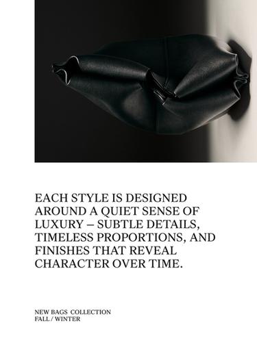 Zara Large woven nappa leather satchel bag - Black