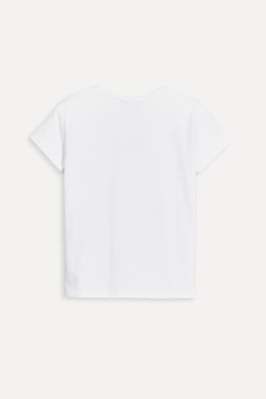 T-SHIRT EN COTON 50E ANNIVERSAIRE - Blanc de Zara - Image 1