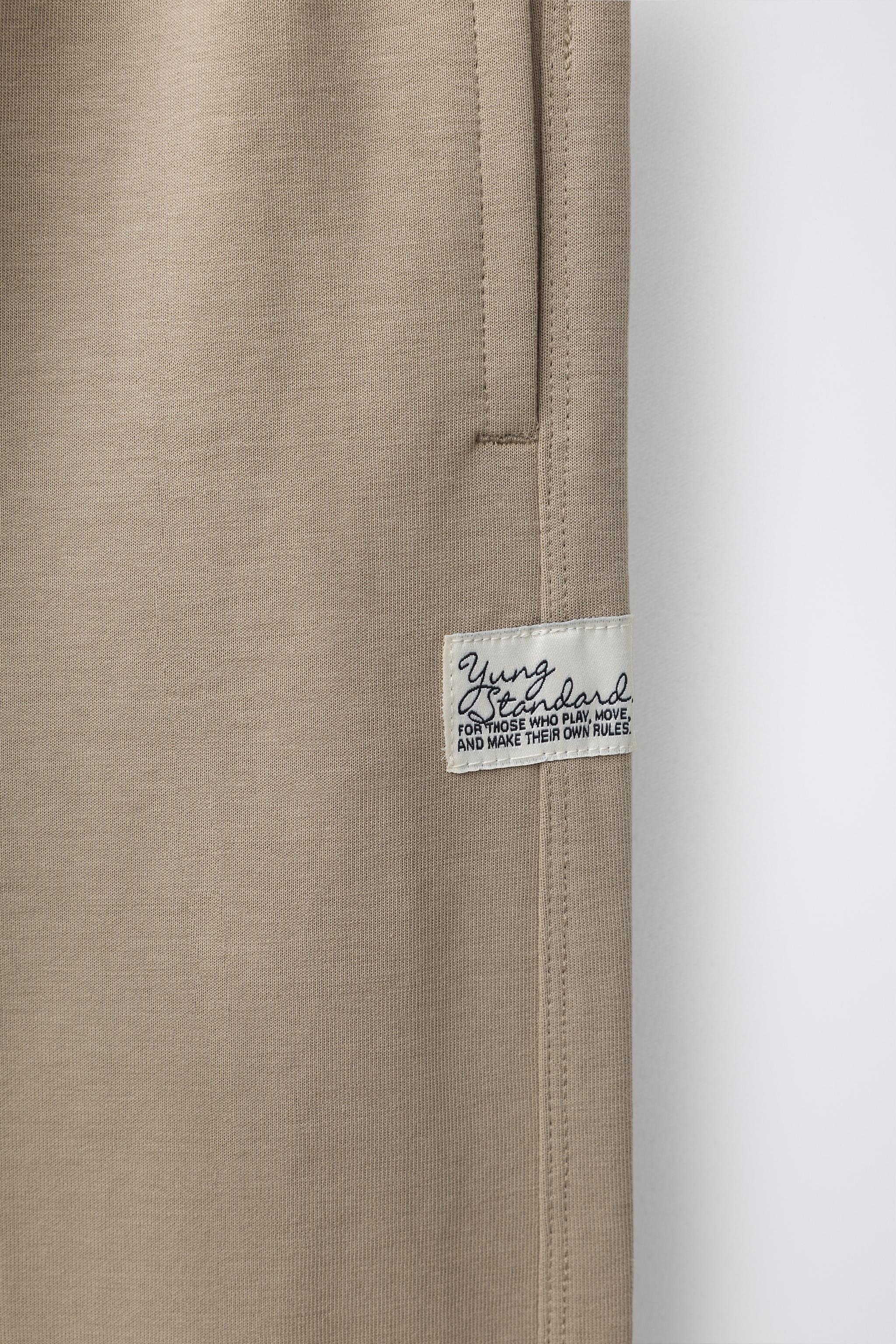 Детские брюки Zara STRAIGHT INTERLOCK PLUSH PANTS — фото 4