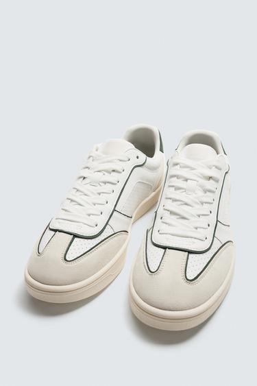 TRAINERS WITH CONTRAST SOLE - White by Zara - Image 5