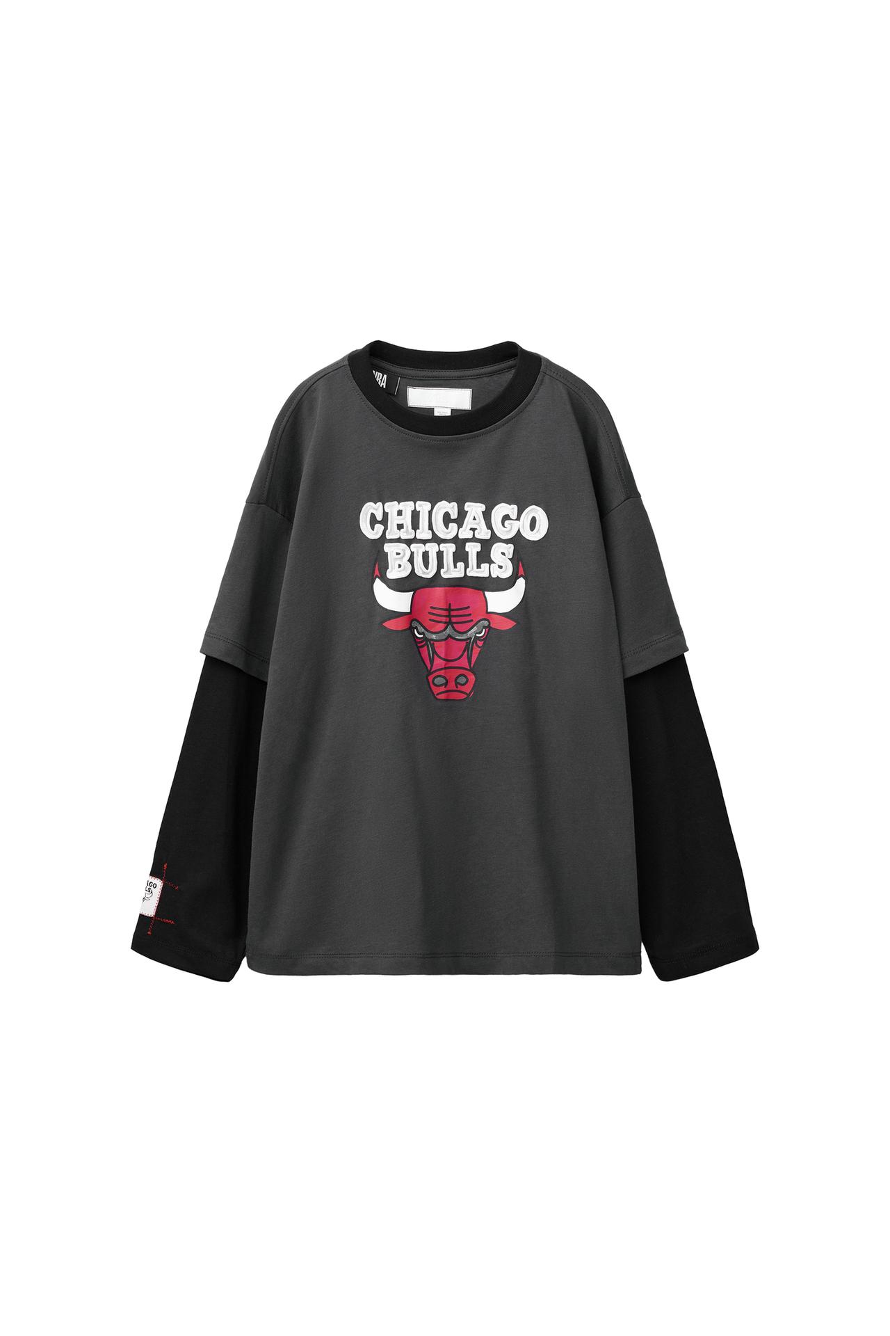 NBA CHICAGO BULLS DOUBLE SLEEVE T-SHIRT