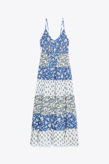 PATCHWORK PRINT PANEL DRESS - Multicoloured by Zara - Image 5