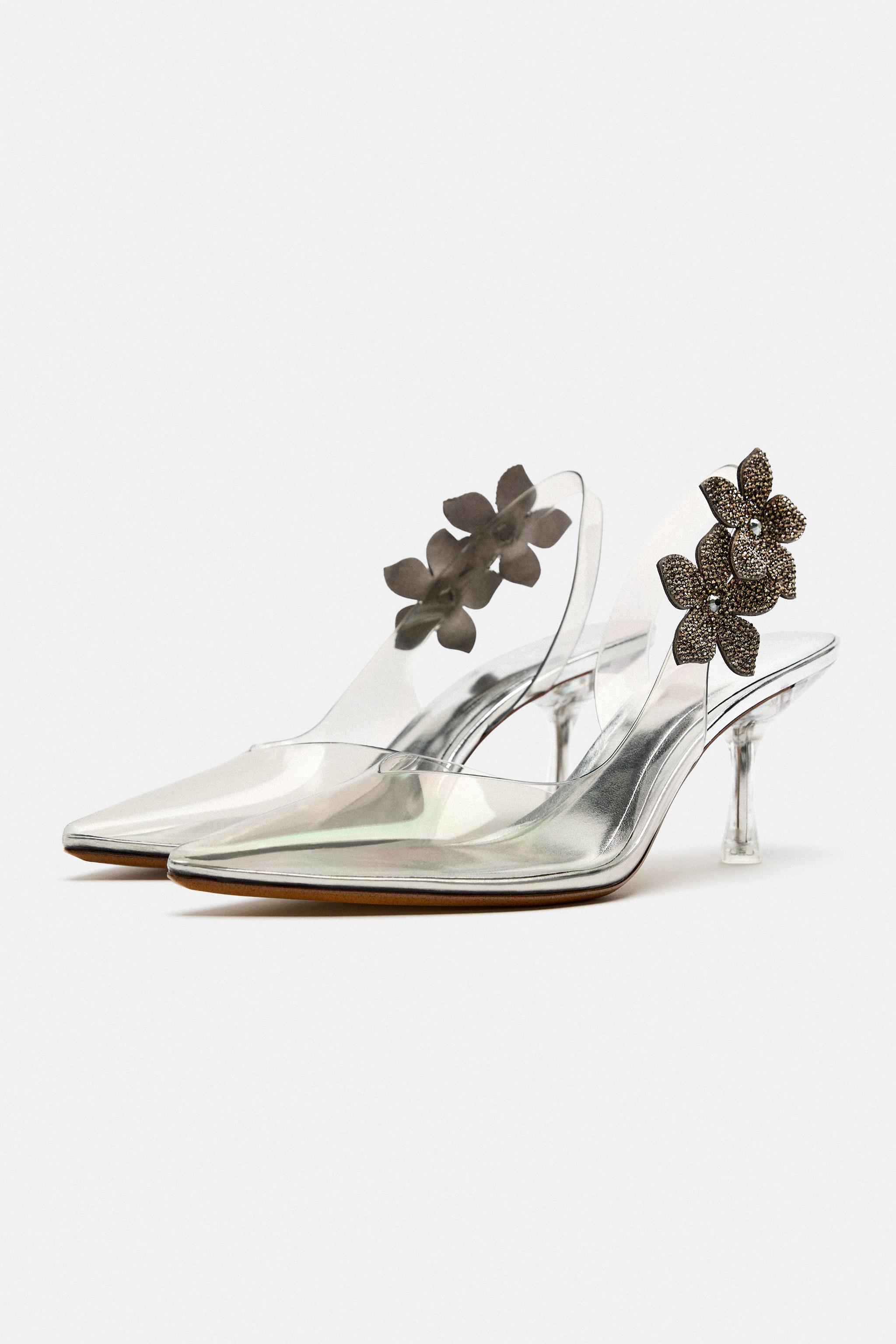 Zara best sale silver shoes