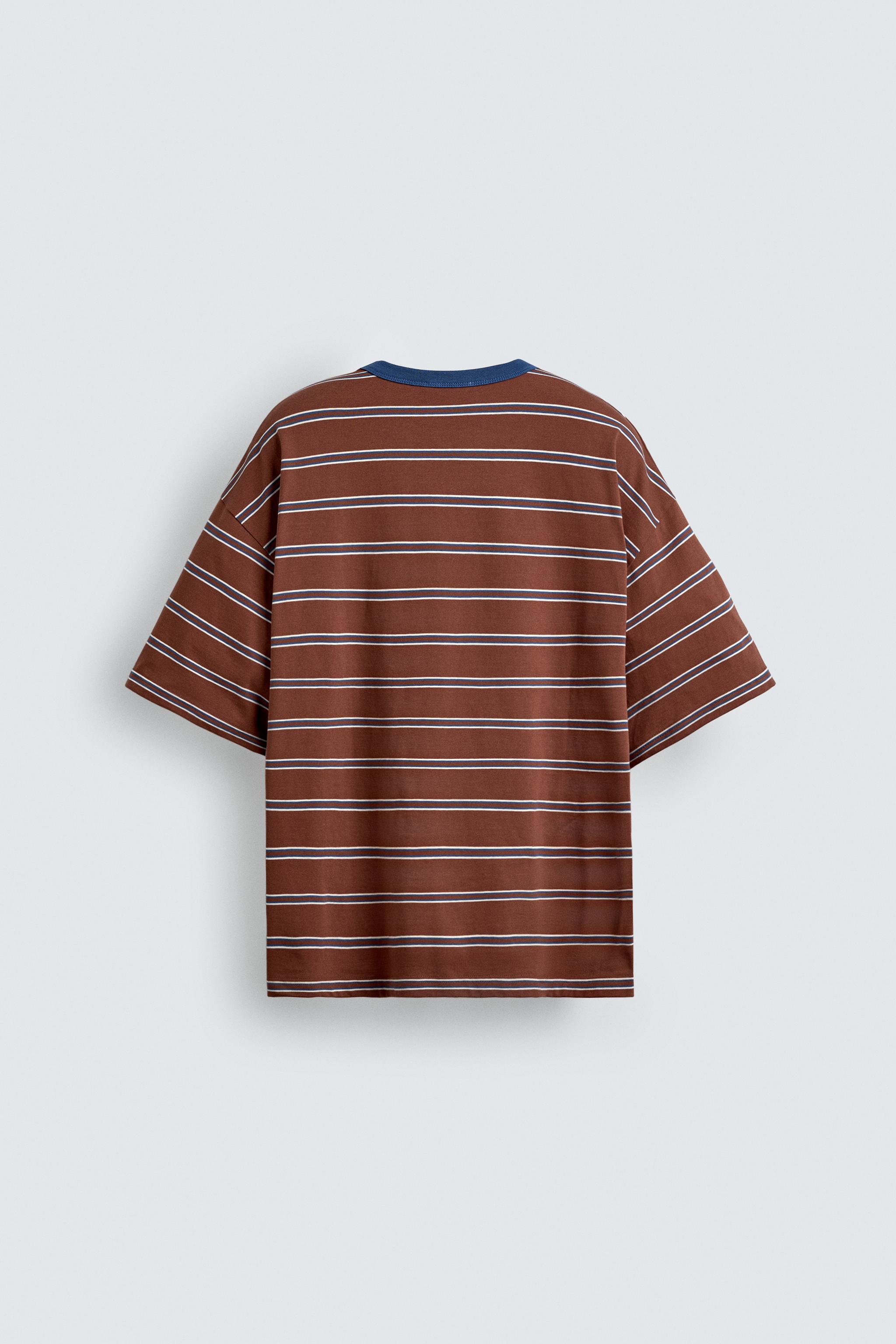 PUKAS SURF X ZARA STRIPED JACQUARD T-SHIRT