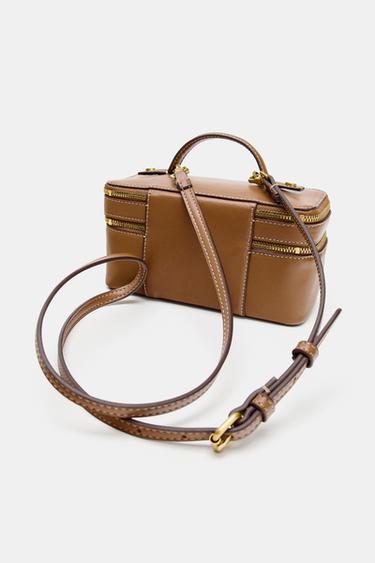 SAC VANITY - Marron foncé de Zara - Image 3