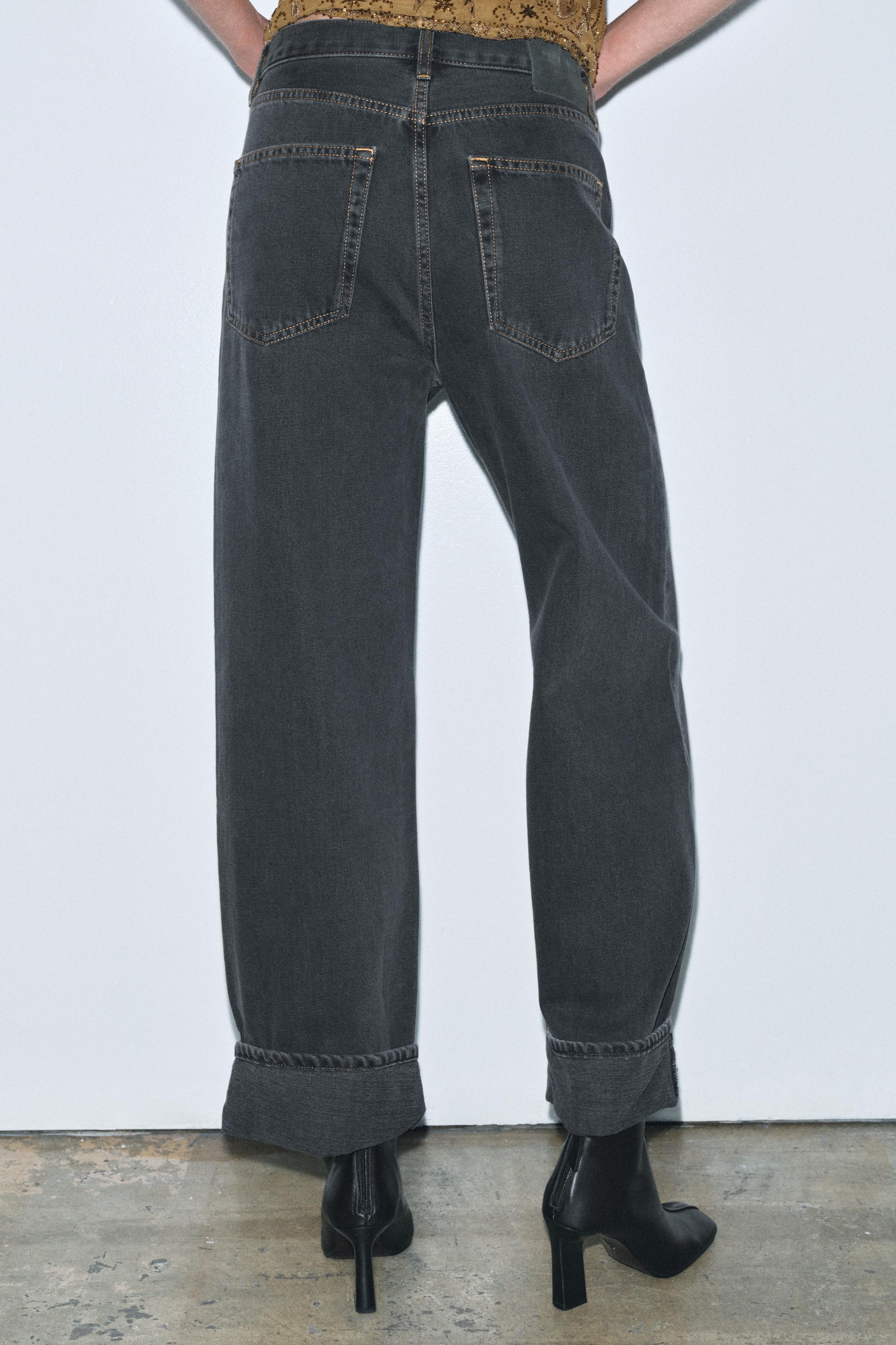 ZW COLLECTION MID-RISE BAGGY JEANS