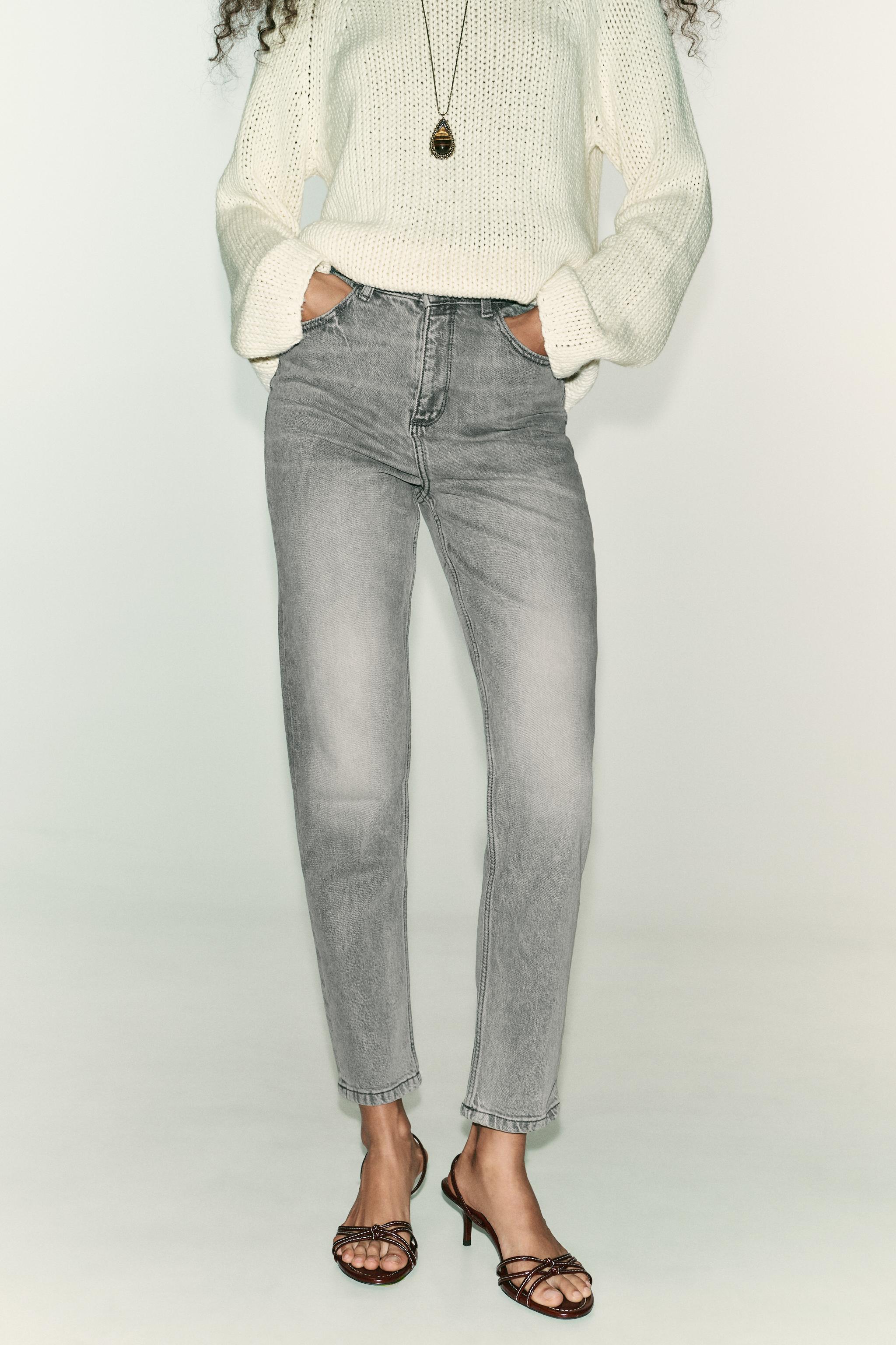 美品 ZARA グレーデニム スキニー USA02 ストレッチ 上品 フェミニン 美品 ZARA グレーデニム スキニー USA02 ストレッチ 上品