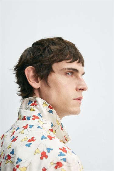 MICKEY MOUSE BALLOON SHIRT HARRY LAMBERT FOR ZARA X DISNEY - White by Zara - Image 4
