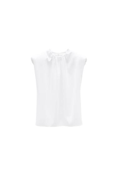 TOP WITH SHOULDER PADS