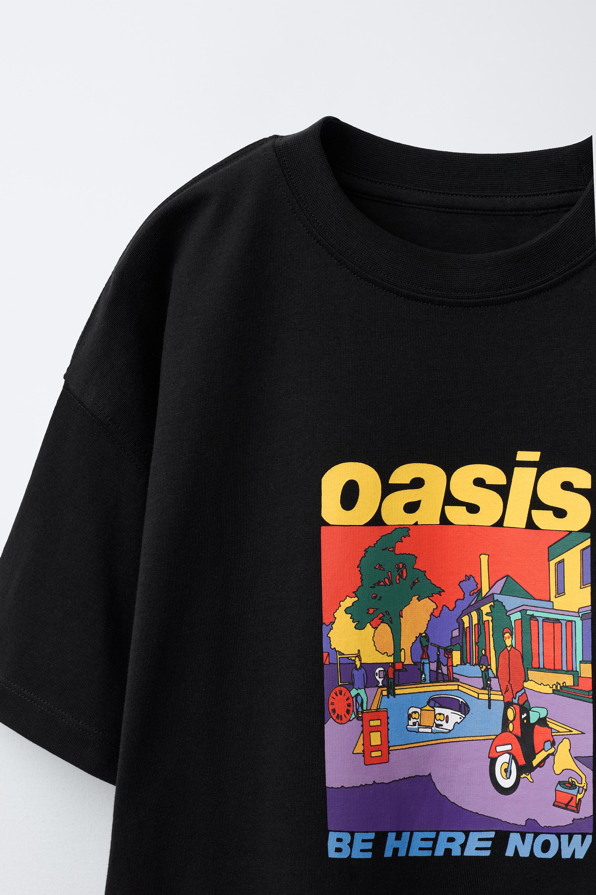 oasis Tシャツ BE HERE NOW 黒　size:Ｌ oasis / オアシス Tシャツ BE HERE NOW ツアーTシャツ mad for