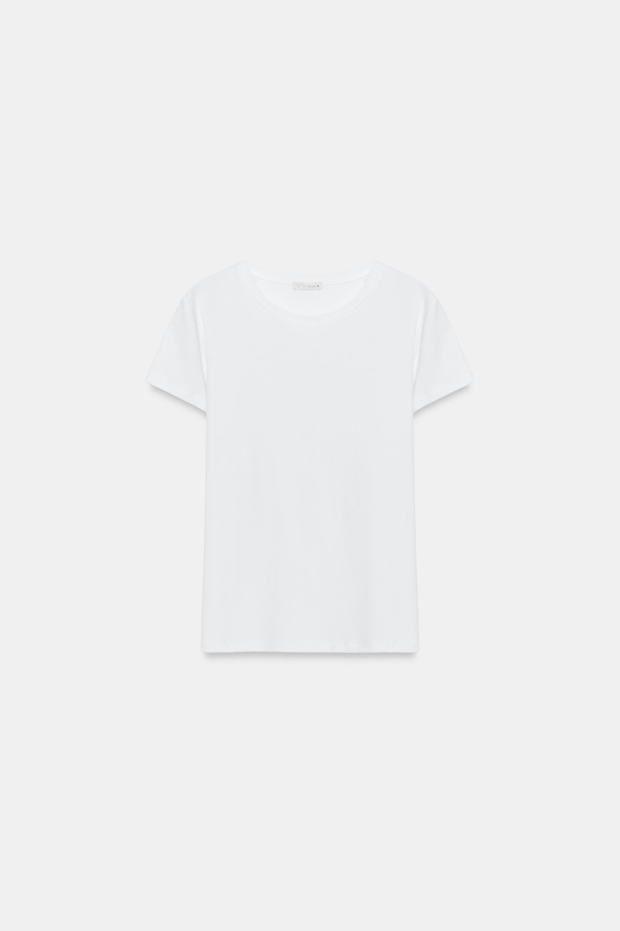 ROUND NECK T-SHIRT — White