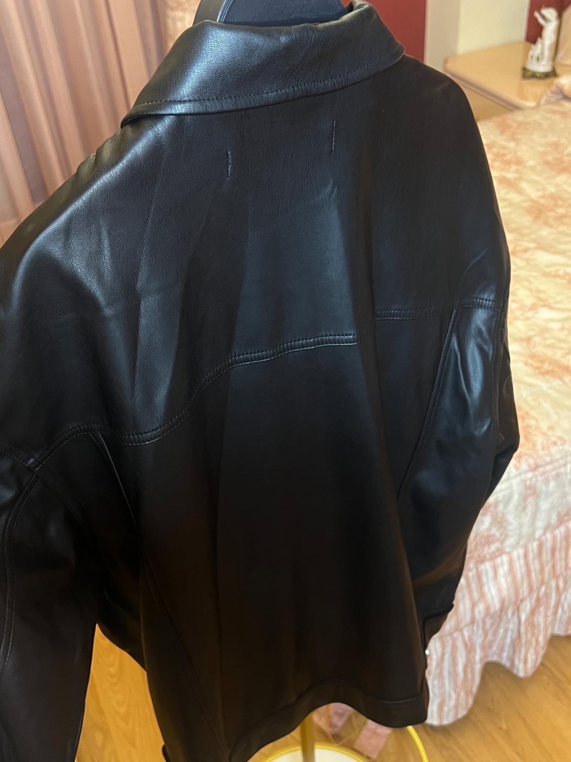 FAUX LEATHER OVERSIZE JACKET - Image 7
