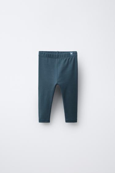 LEGGING BASIQUE ÉTIQUETTE - Bleuté de Zara
