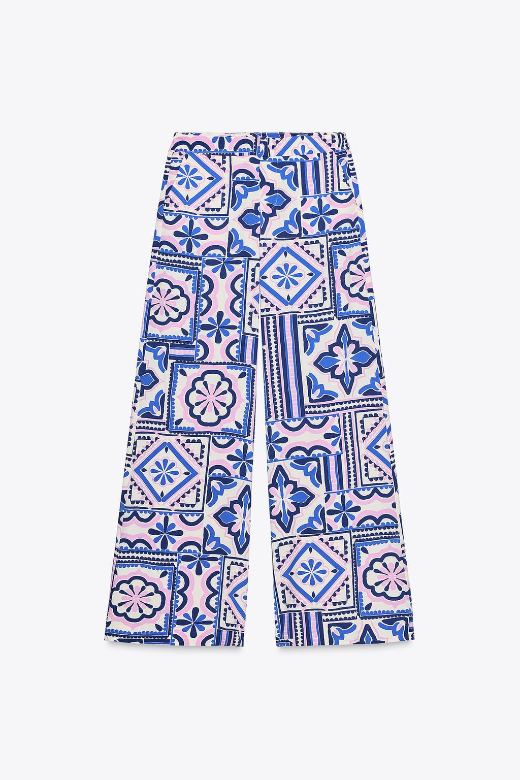 Thumbnail image for PRINTED PALAZZO TROUSERS