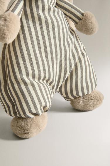 KIDS' MUSICAL BUNNY SOFT TOY - Dark beige by Zara - Image 3