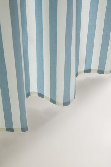 RIDEAU DE DOUCHE RAYÉ - Écru / Bleu de Zara - Image 2