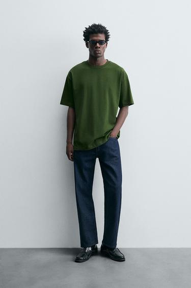Zara BASIC HEAVY WEIGHT T-SHIRT - 536