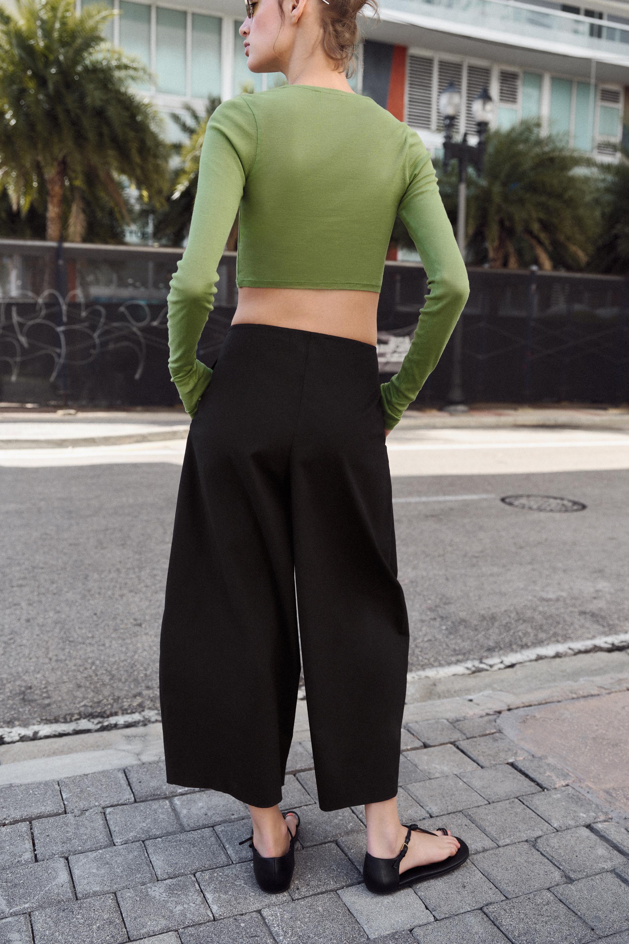 PANTALON BARREL À BOUCLE