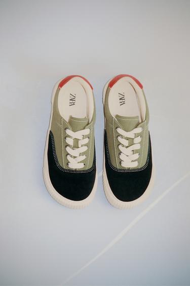 TÉNIS BAREFOOT COM CONTRASTE - Multicolor da Zara