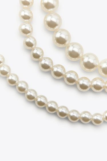 PACK OF 3 PEARL NECKLACES - 109 by Zara - Image 1